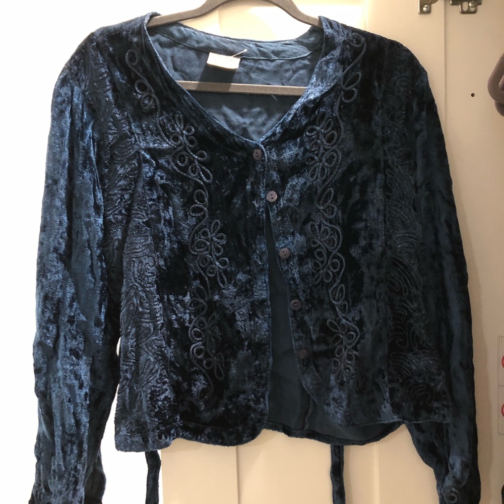 Velvet fairy top